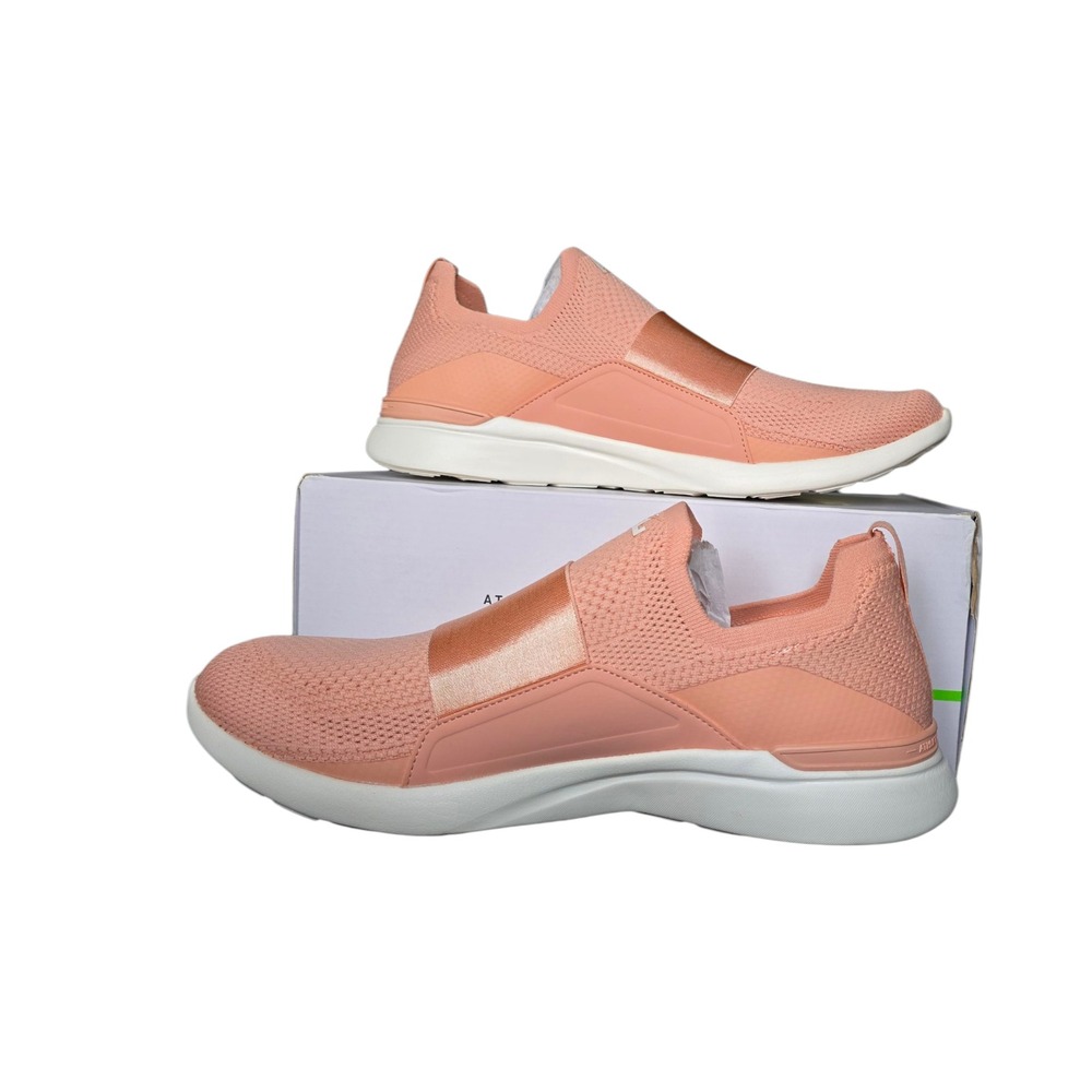 APL Athletic Propulsion Labs Mens Techloom Bliss Blush Ivory Slip On Shoes 12
